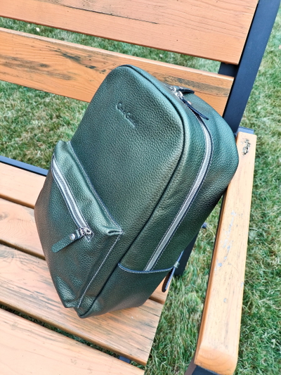 Женский кожаный рюкзак Albiate Premium gold kiwi (арт. 
3103-59)