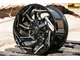 Комплект дисков R16 8,0J ET+0 6*139,7 FBX 203-6 Черный с фрезеровкой (R703)