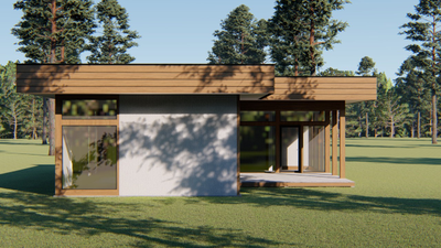 Фахверковый дом 107 м2 один этаж