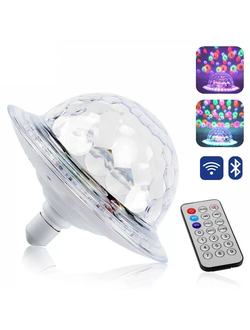 Светодиодный диско-шар НЛО LED UFO Bluetooth Crystal Magic Ball ОПТОМ