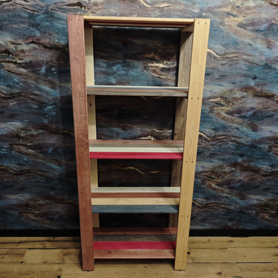 Стеллаж деревянный "Амбарные доски" 180-40-80 фото 8