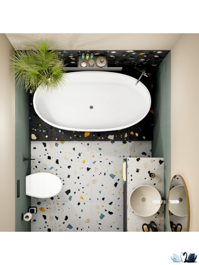 Керамогранит Creto Cray dark shards 60 х 60 см