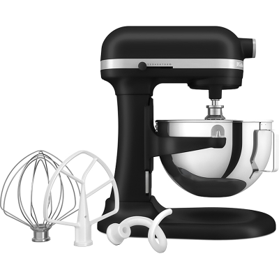 Миксер профессиональный KitchenAid, Heavy Duty, чаша 5,2 л., черный матовый, 5KSM55SXXEBM