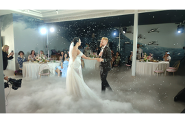 ЭФФЕКТ ЛЁГКОГО СНЕГА НА ПЕРВЫЙ ТАНЕЦ МОЛОДОЖЁНОВ