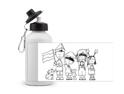 Спортивная бутылка на 23 февраля №4