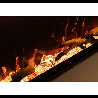 Линейный электроочаг Mercury 74 LED RF