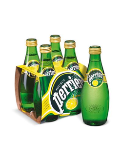 Вода минеральная Perrier газированная со вкусом лимона 0.33 л