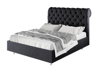 Кровать "Версаль" чёрного цвета
