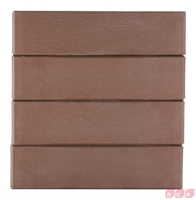 Клинкерный кирпич облицовочный пустотелый ЛСР Мюнхен коричневый гладкий 250х85х65 мм