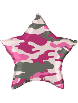 Звезда, Камуфляж, Розовый