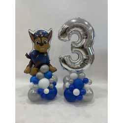 Набор шаров Гонщик и цифра на стойке