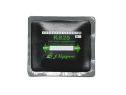 CLIPPER ЗАПЛАТА K825 кордовая для боковых порезов (серый адгезивный слой) 115*125мм (3 слоя корда)