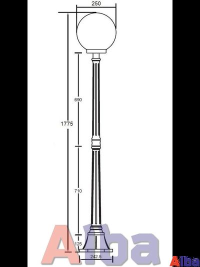 Globo 88208 S Парковый светильник