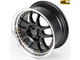 Комплект дисков R15 7,0J ET+30 4*100/4*114,3 Work 5899F-CT457 Черный с полированным ободом (82177)