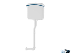 Бачок Nova Plastik 4094 пластиковый навесной, с кнопкой, купить в магазине Маруся по акции со скидко