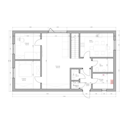 Одноэтажный дом с тремя спальнями 168.7 м² (S25)