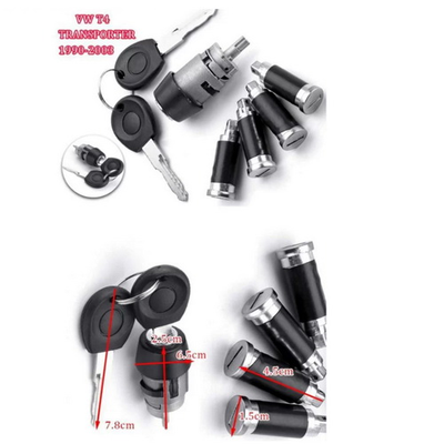 Фиксатор цилиндр личинка сердцевина замка левой правой двери автомобильной двери для VW TRANSPORTER