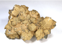 Кварц, друза кристаллов в сидеритовой рубашке, Приморский край (78*57*55, 175 г) №15915