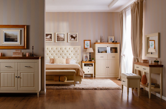 Тумба-банкетка из массива сосны Дания