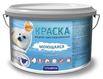 Краска водно-дисперсионная для потолков белая Капитель New