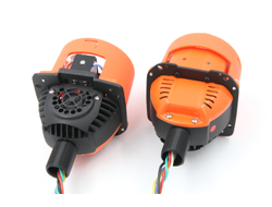 Билед модули M01 PRO, 2.5 дюйма, 12v, 5500К, с подсветкой красного цвета Devil Eyes (комплект, 2шт)
