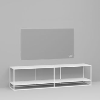 Тумба TV stand 160 lite 2 white белый дуб матовый лак