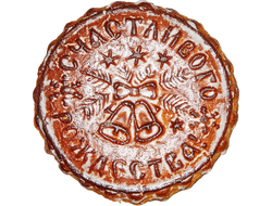 Тульский пряник "Счастливого рождества" 100 гр.