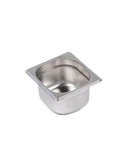Гастроёмкость стандартная 1/6-100, нержавеющая сталь