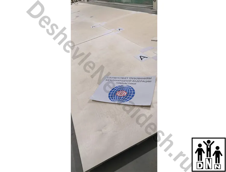 Помост для художественой гимнастики, производство