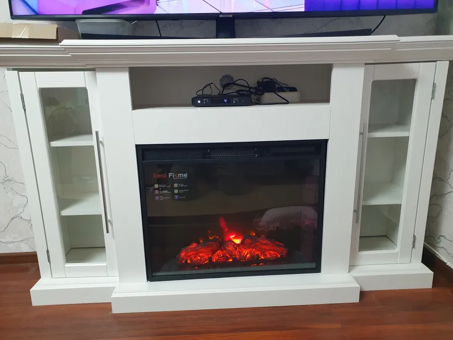 Электрокамин Элтон LUX с широким очагом Sparta 25.5 LED