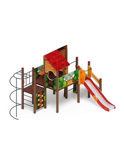 Серия «Теремок» ДИК 2.07.01-01 H=1200 игровой комплекс