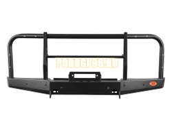 Передний силовой бампер серии Трофи на УАЗ Буханка 2989, 3741, 3909, 2206, 3962, 3303, 39094 1965- (02.214.01)