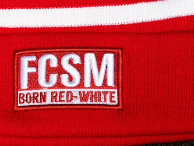 Шапка ФК СПАРТАК красно-белая 00124