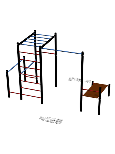 Спортивная площадка Workout W165