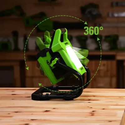 LED-прожектор Greenworks G40WLH с гибридным питанием 40V
