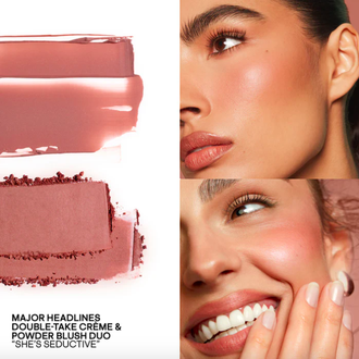 Patrick Ta Major Headlines Double-Take Crème & Powder Blush Duo She's That Girl - Палетка румян