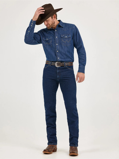 Джинсы 13MWZ Wrangler® Cowboy Cut® оригинальный крой (стираные)
