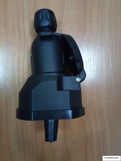 Разъём фаркопа пластмасс с пыльником (вилка+розетка)