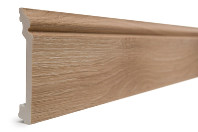 Напольный плинтус Decor-Dizayn 701-90SH, влагостойкий, ударопрочный, 2,4 метра