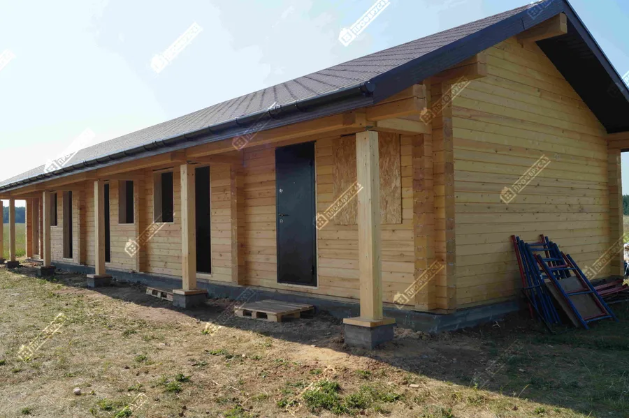 Гостиница из профилированного бруса камерной сушки 145х195 мм, Республика Татарстан, Лаишевский район, д. Бутыри