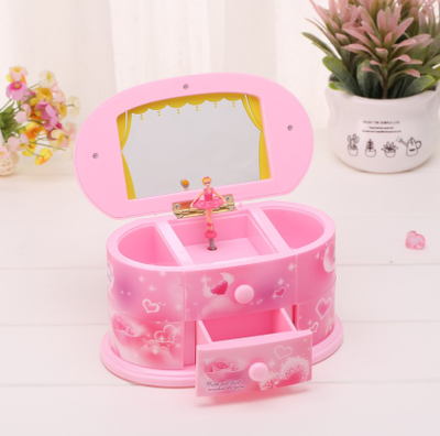 Шкатулка музыкальная для девочки Комод с танцующей балериной