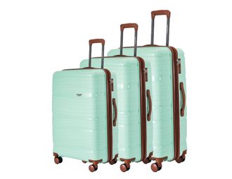 Комплект из 3х чемоданов Somsonya Air Полипропелен S,M,L Мятный