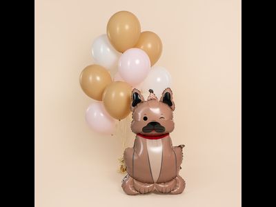 Шар 3D (39&#039;&#039;/99 см) Бульдог в колпачке