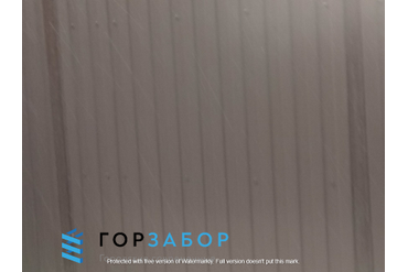 Забор из профнастила от производителя