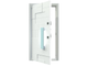 Арт. 125х35 Glass Facet Premium White, L-700 мм