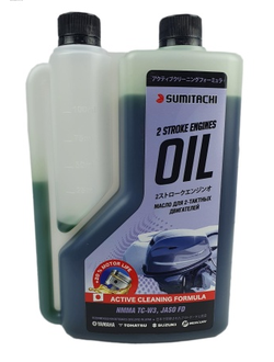 Масло моторное SUMITACHI 2-STROKE ENGINES OIL TC-W3 1l с дозатором