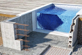 Строительство бетонных бассейнов