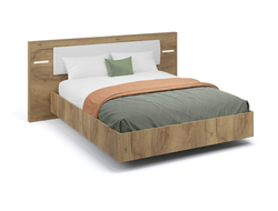 Спальня МИШЕЛЬ - Кровать МИ 160 Дуб крафт золотой