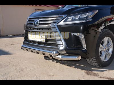 Защита переднего бампера (G) d76 для Lexus LX 450 (2016-...)