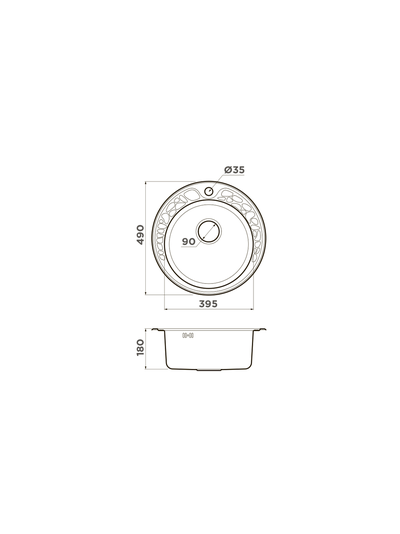 Мойка OMOIKIRI TOVADA 49